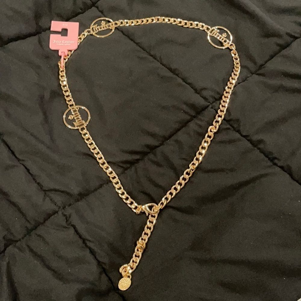 Juicy Couture Logo Chain Belt​​​​​​​​​​​​​​​​​​​​​